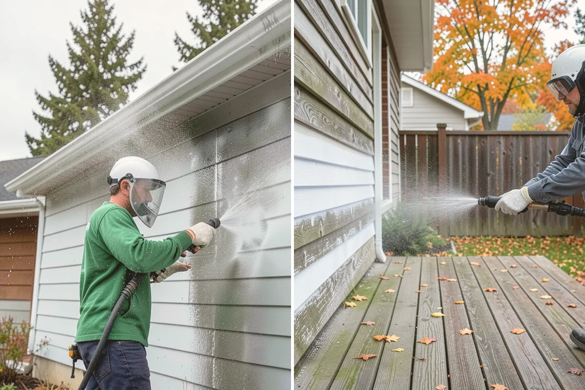 Pool Enclosure Washing in Sammamish, King County, WA - Remove loose leaves and needles from tracks and corners