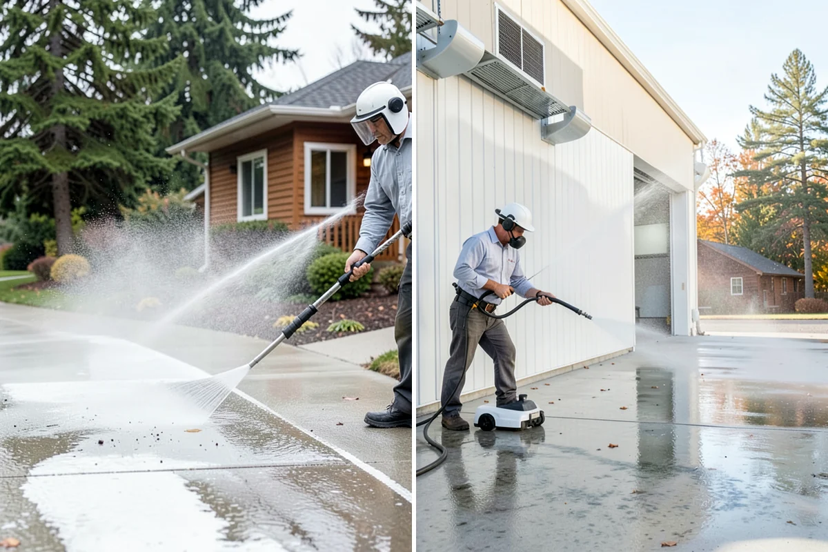 Pool Enclosure Washing in Shoreline, King County, WA - Remove loose leaves and needles from tracks and corners