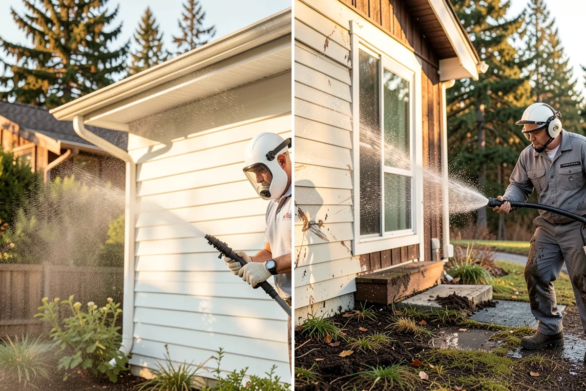 Pool Enclosure Washing in Snoqualmie, King County, WA - Remove loose leaves and needles from tracks and corners