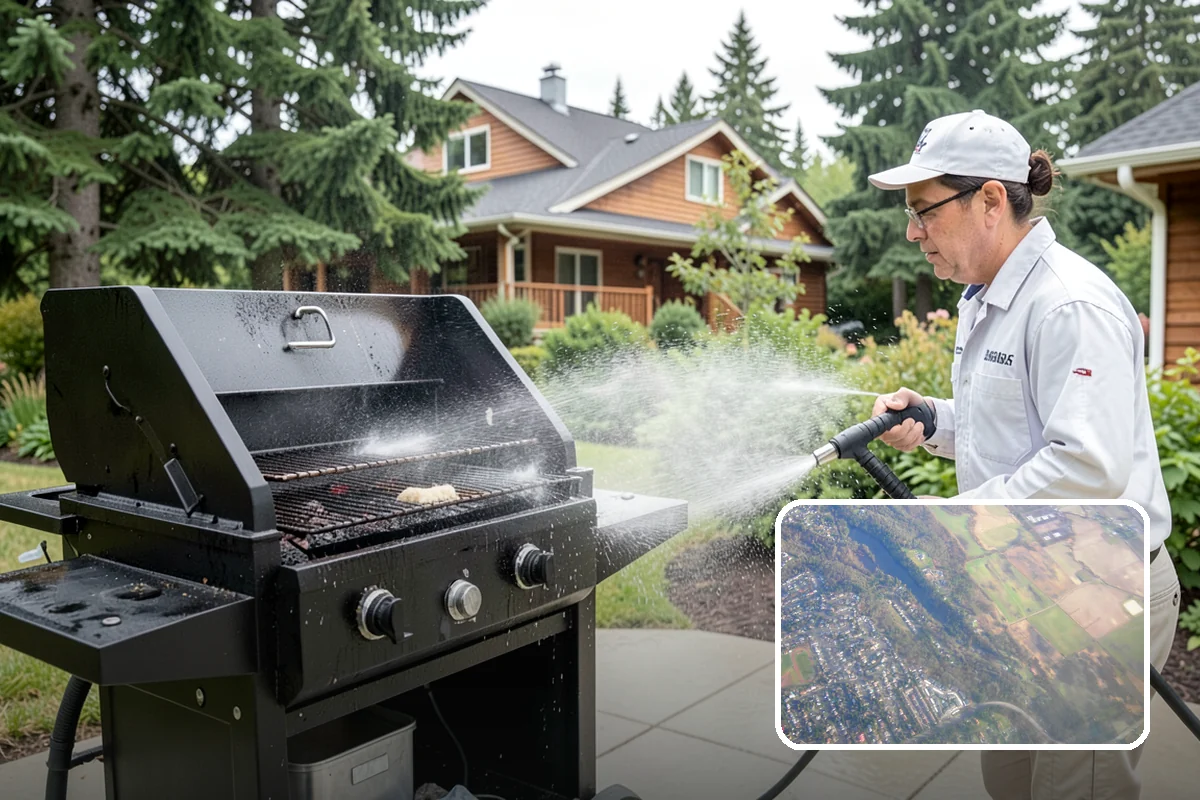 Pool Fence Cleaning in Algona, King County, WA - Cleans glass, aluminum, and mesh fencing appropriately