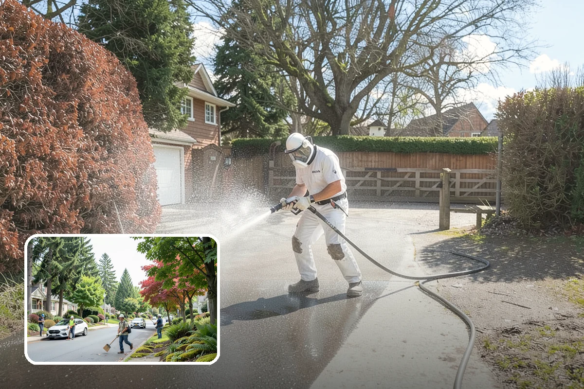 Pool Fence Cleaning in Beaux Arts Village, King County, WA - Cleans glass, aluminum, and mesh fencing appropriately