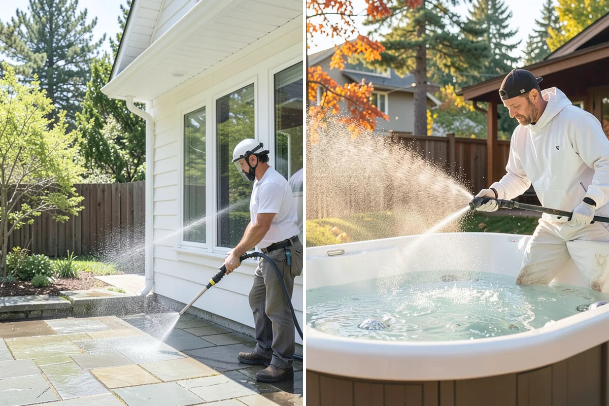 Pool Fence Cleaning in Beaux Arts Village, King County, WA - Identify the fence material and hardware type