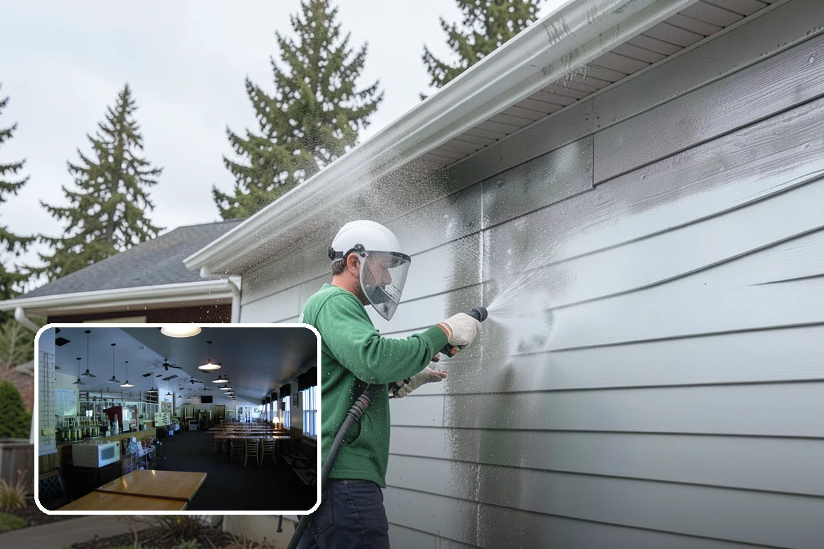 Pool Fence Cleaning in Black Diamond, King County, WA - Cleans glass, aluminum, and mesh fencing appropriately