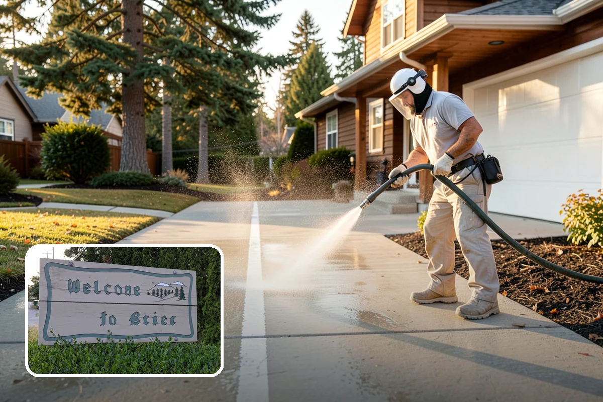 Pool Fence Cleaning in Brier, Snohomish County, WA - Cleans glass, aluminum, and mesh fencing appropriately