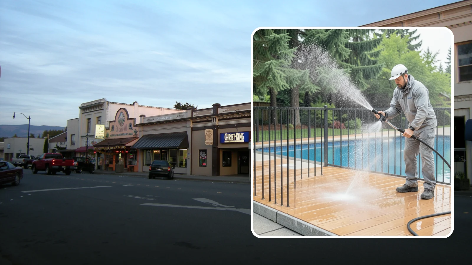 Pool Fence Cleaning in Burlington, Skagit County, WA - We clean pool safety fencing so aluminum, glass, or mesh barriers stay clear of the grime that dulls them in the wet season.