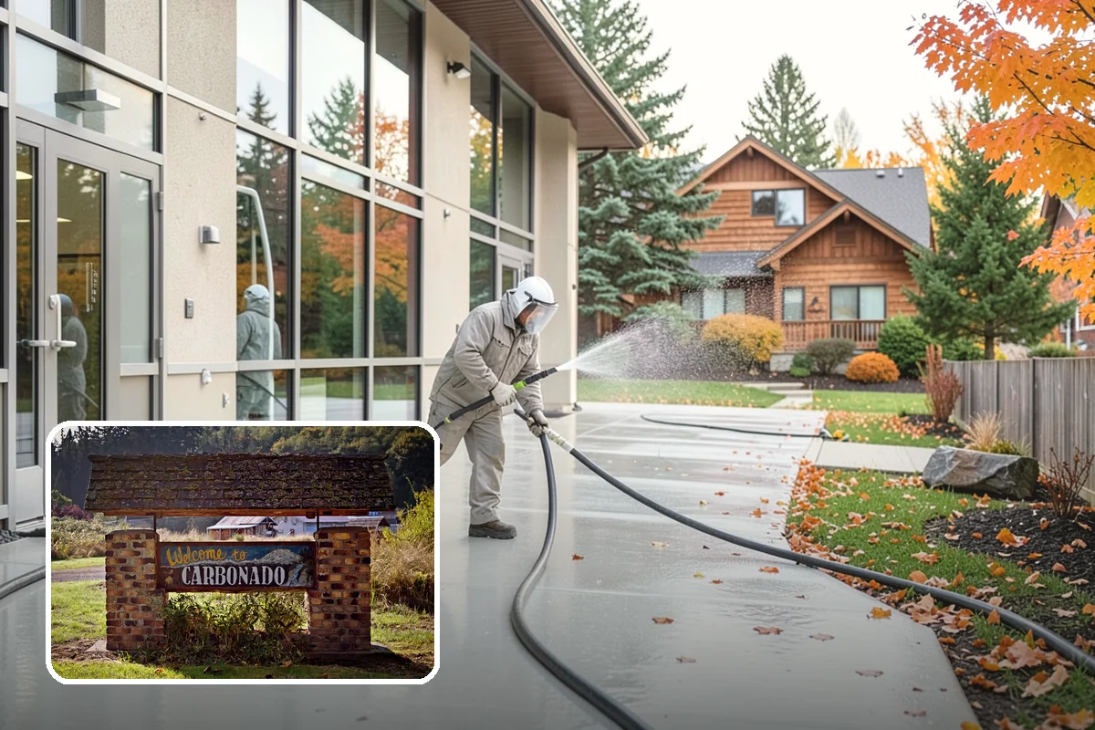Pool Fence Cleaning in Carbonado, Pierce County, WA - Cleans glass, aluminum, and mesh fencing appropriately