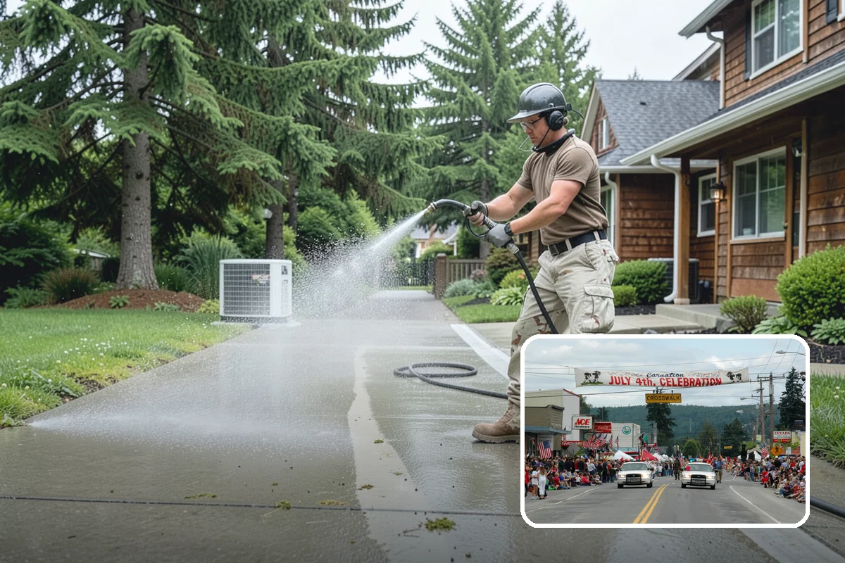 Pool Fence Cleaning in Carnation, King County, WA - Cleans glass, aluminum, and mesh fencing appropriately