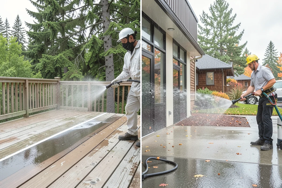 Pool Fence Cleaning in Carnation, King County, WA - Identify the fence material and hardware type