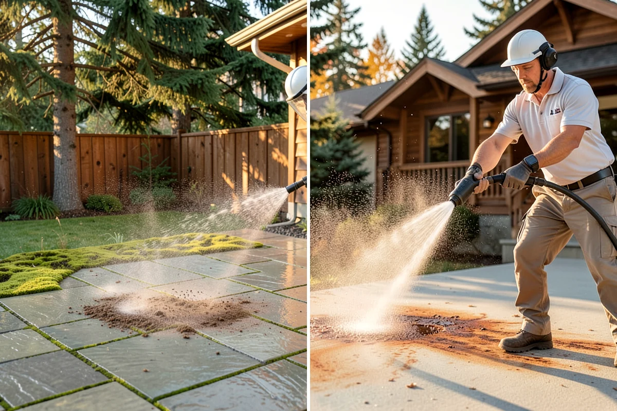 Pool Fence Cleaning in Clyde Hill, King County, WA - Identify the fence material and hardware type