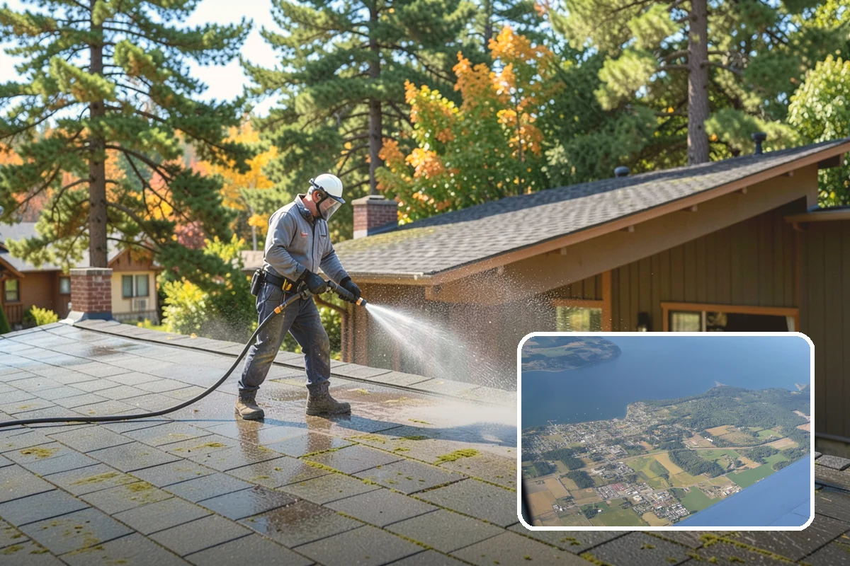Pool Fence Cleaning in Coupeville, Island County, WA - Cleans glass, aluminum, and mesh fencing appropriately