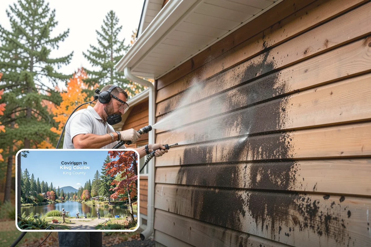Pool Fence Cleaning in Covington, King County, WA - Cleans glass, aluminum, and mesh fencing appropriately