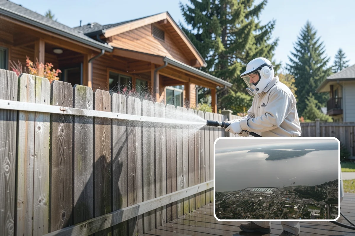 Pool Fence Cleaning in Des Moines, King County, WA - Cleans glass, aluminum, and mesh fencing appropriately