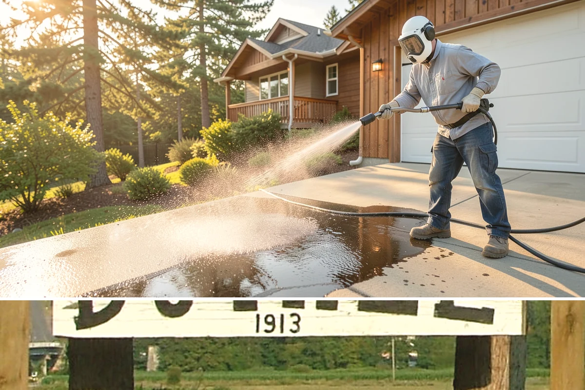 Pool Fence Cleaning in Duvall, King County, WA - A spring cleaning readies the fence for a summer of clear, safe sightlines to the pool.