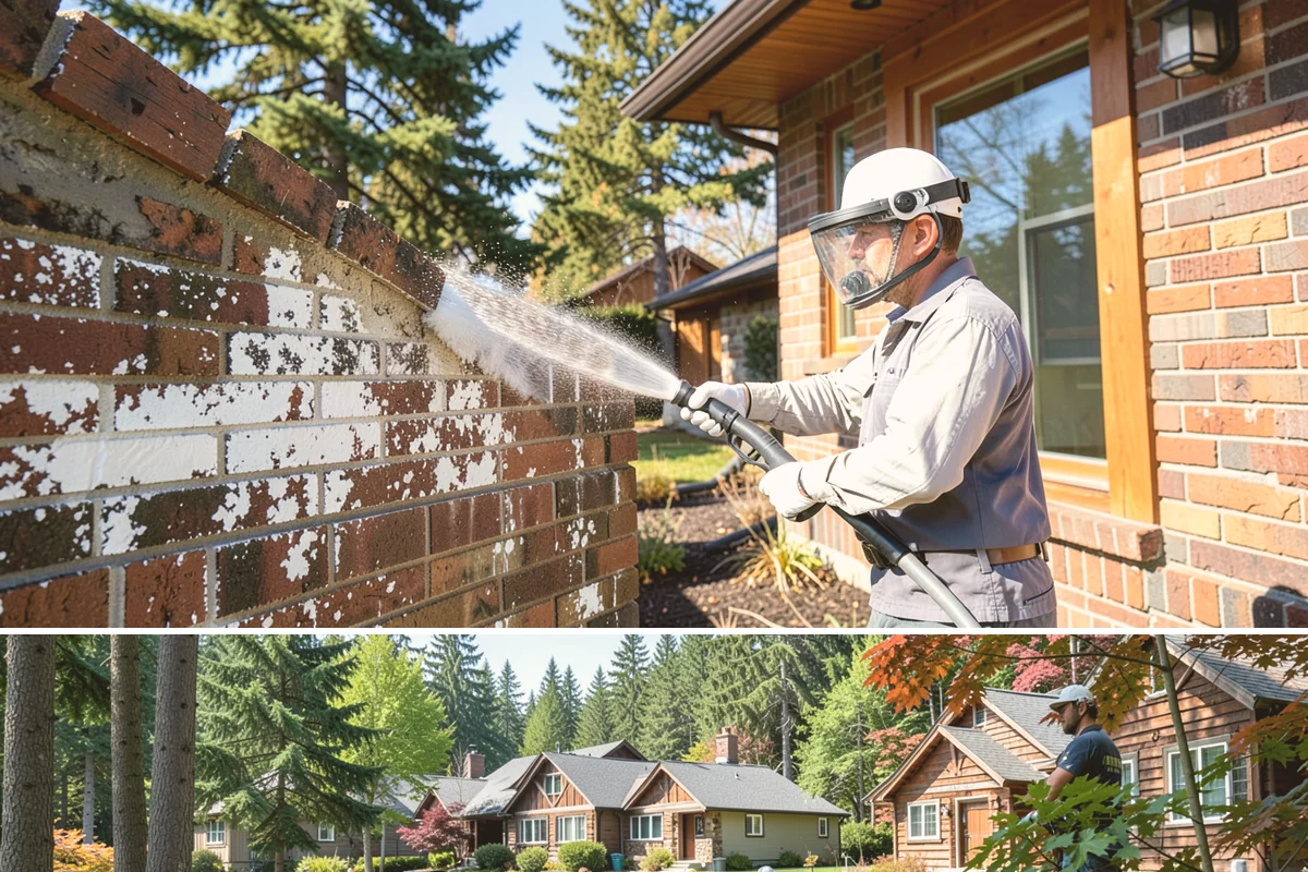 Pool Fence Cleaning in Edgewood, Pierce County, WA - A spring cleaning readies the fence for a summer of clear, safe sightlines to the pool.
