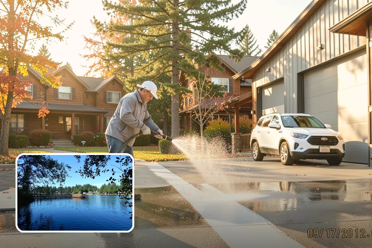 Pool Fence Cleaning in Federal Way, King County, WA - Cleans glass, aluminum, and mesh fencing appropriately