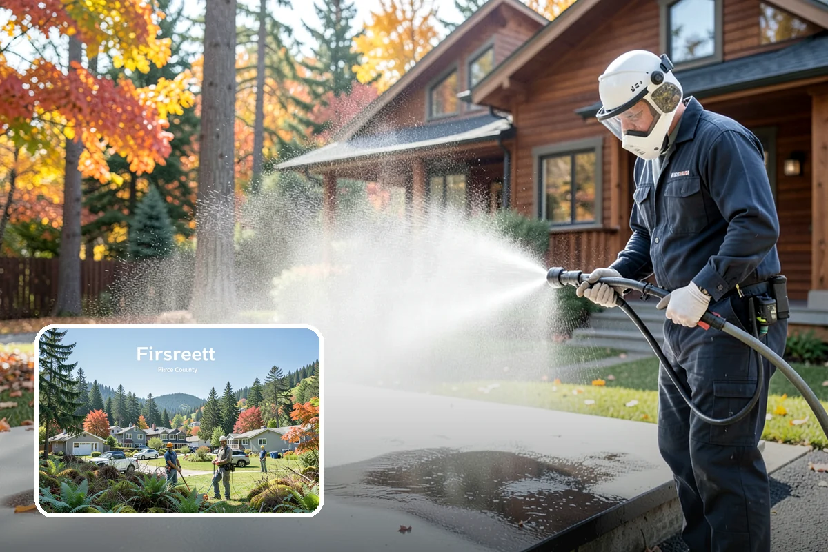 Pool Fence Cleaning in Fircrest, Pierce County, WA - Cleans glass, aluminum, and mesh fencing appropriately