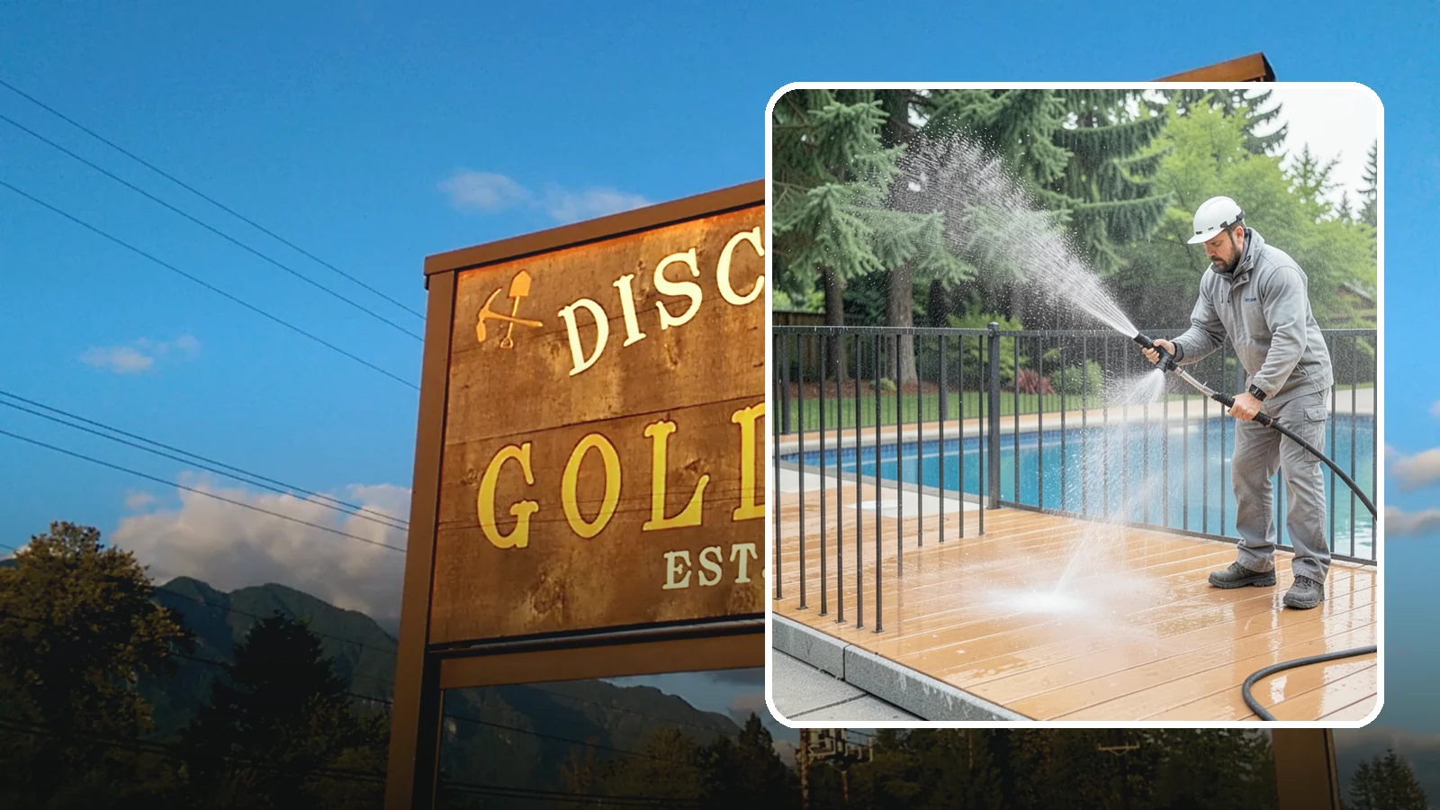 Pool Fence Cleaning in Gold Bar, Snohomish County, WA - We clean pool safety fencing so aluminum, glass, or mesh barriers stay clear of the grime that dulls them in the wet season.