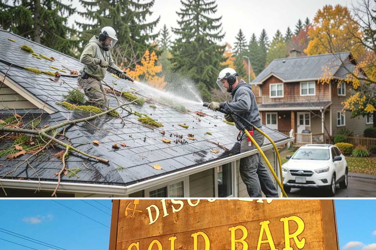 Pool Fence Cleaning in Gold Bar, Snohomish County, WA - A spring cleaning readies the fence for a summer of clear, safe sightlines to the pool.