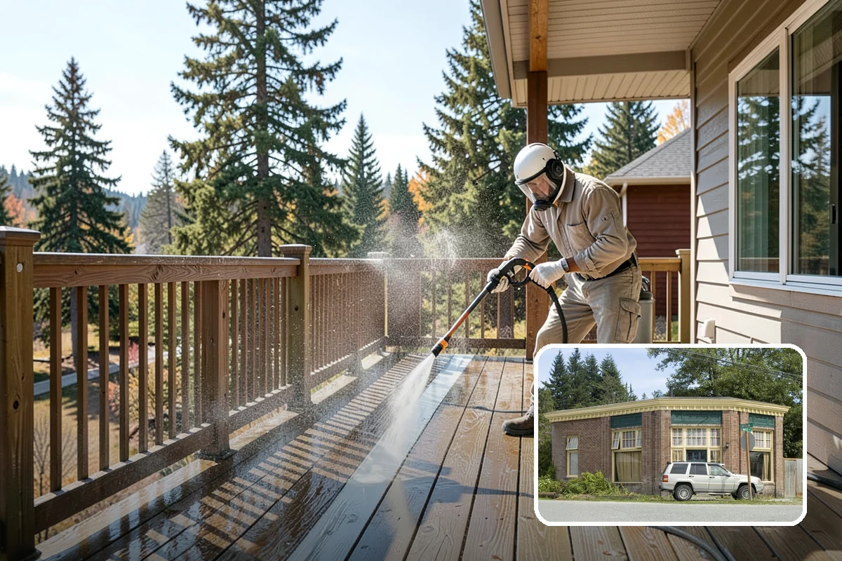 Pool Fence Cleaning in Hamilton, Skagit County, WA - Cleans glass, aluminum, and mesh fencing appropriately