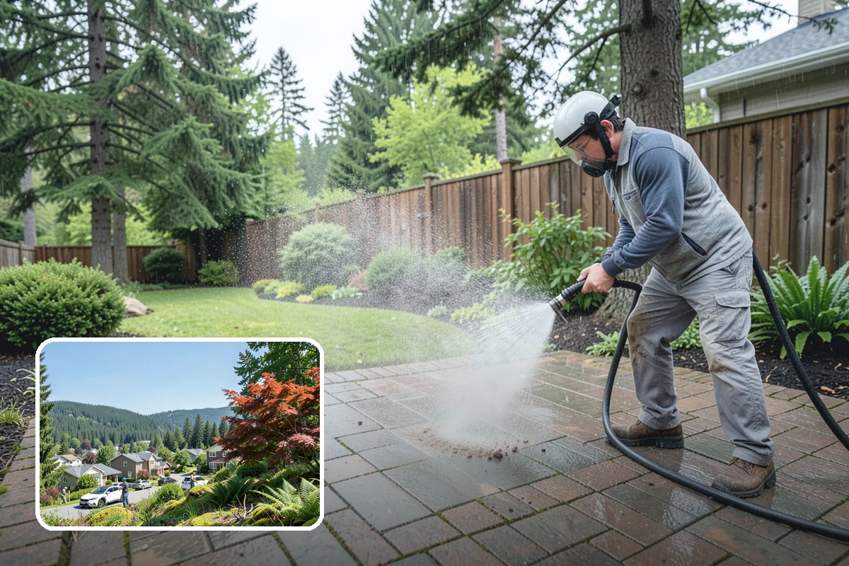 Pool Fence Cleaning in Index, Snohomish County, WA - Cleans glass, aluminum, and mesh fencing appropriately