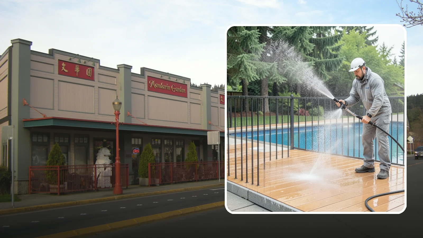 Pool Fence Cleaning in Issaquah, King County, WA - We clean pool safety fencing so aluminum, glass, or mesh barriers stay clear of the grime that dulls them in the wet season.
