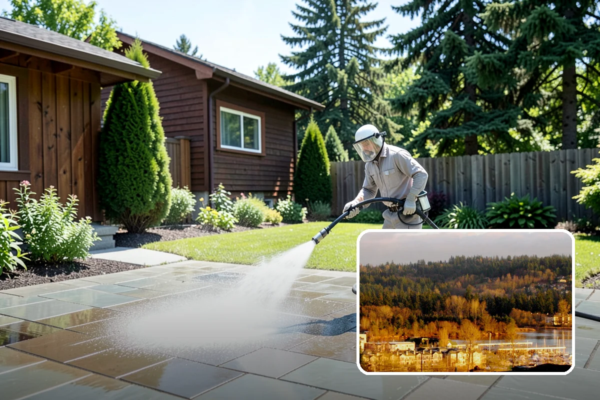 Pool Fence Cleaning in Kenmore, King County, WA - Cleans glass, aluminum, and mesh fencing appropriately