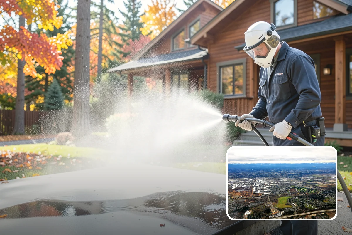 Pool Fence Cleaning in Kent, King County, WA - Cleans glass, aluminum, and mesh fencing appropriately