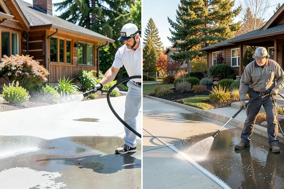 Pool Fence Cleaning in Lake Forest Park, King County, WA - Identify the fence material and hardware type