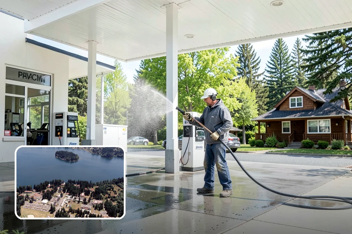 Pool Fence Cleaning in Lakewood, Pierce County, WA - Cleans glass, aluminum, and mesh fencing appropriately