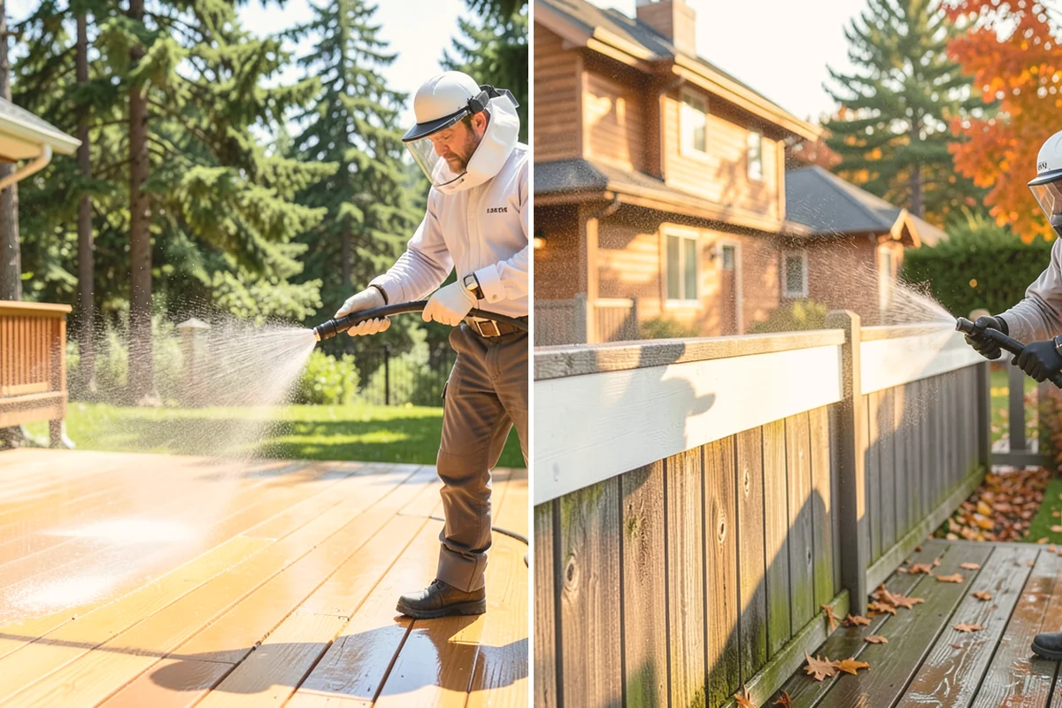Pool Fence Cleaning in Lynnwood, Snohomish County, WA - Identify the fence material and hardware type