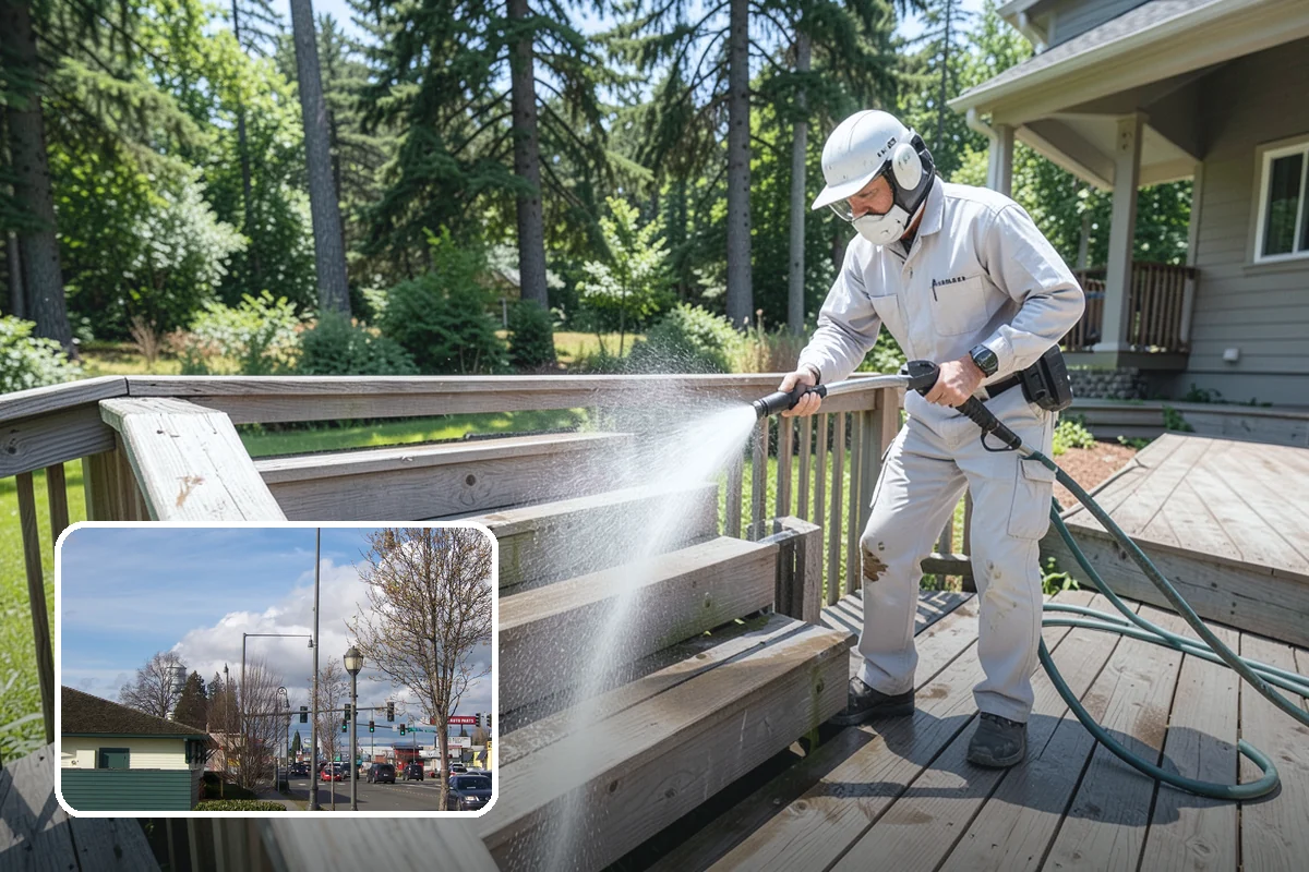 Pool Fence Cleaning in Marysville, Snohomish County, WA - Cleans glass, aluminum, and mesh fencing appropriately