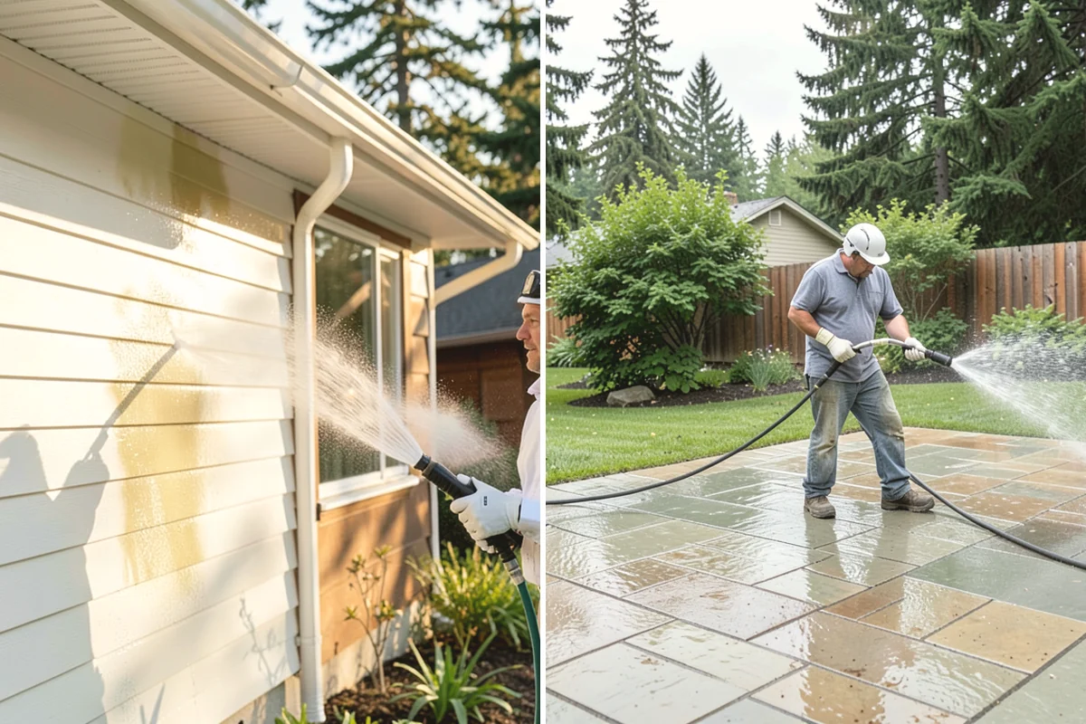 Pool Fence Cleaning in Mercer Island, King County, WA - Identify the fence material and hardware type