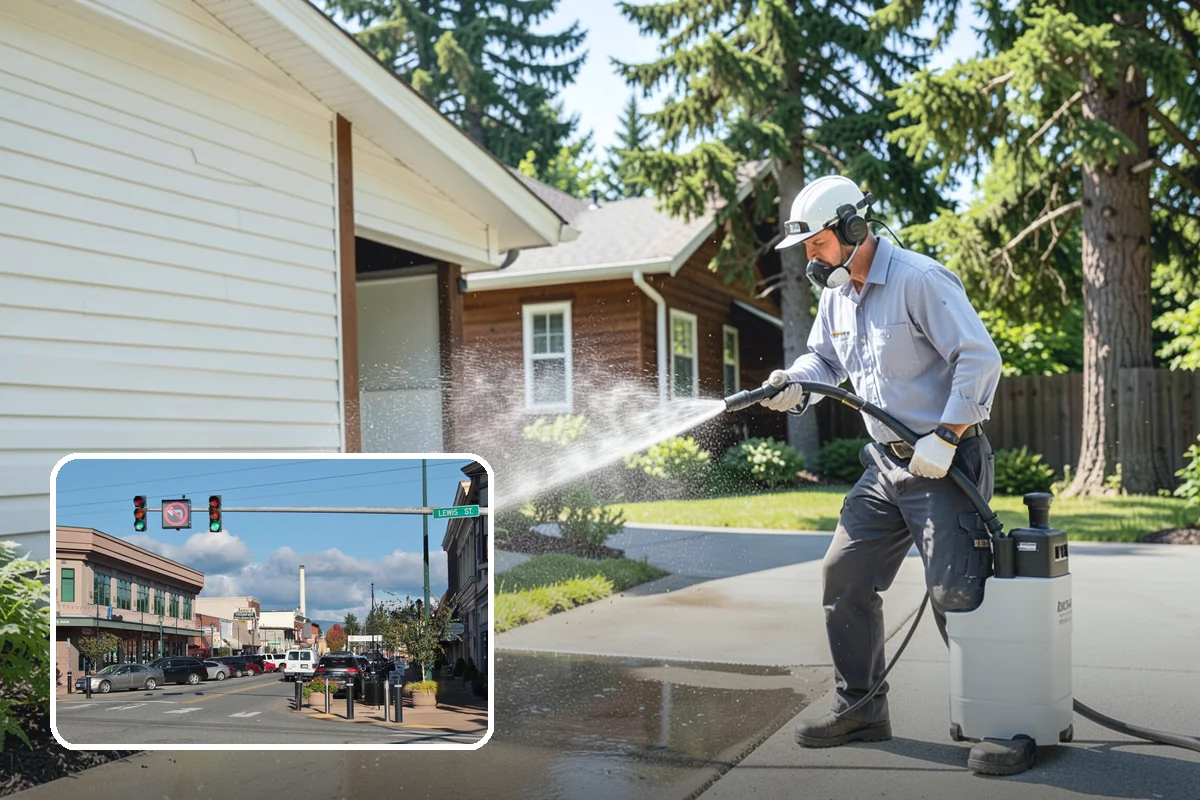 Pool Fence Cleaning in Monroe, Snohomish County, WA - Cleans glass, aluminum, and mesh fencing appropriately