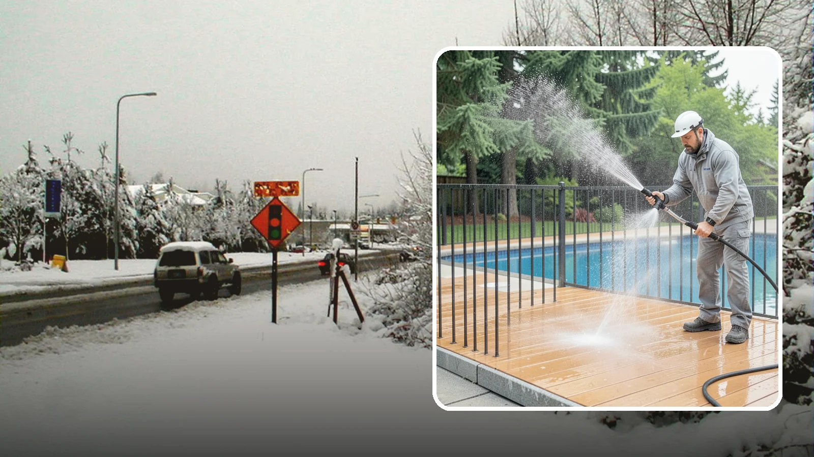Pool Fence Cleaning in Newcastle, King County, WA - We clean pool safety fencing so aluminum, glass, or mesh barriers stay clear of the grime that dulls them in the wet season.