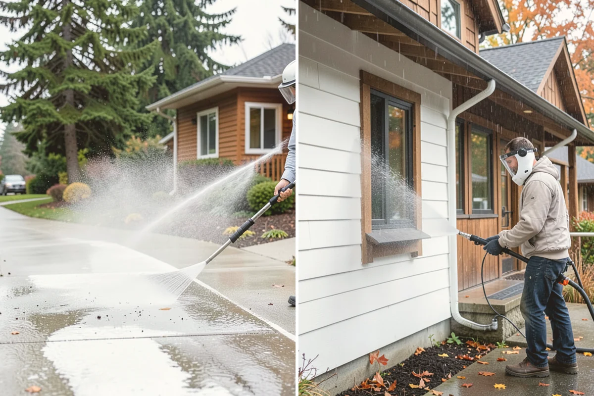 Pool Fence Cleaning in Newcastle, King County, WA - Identify the fence material and hardware type