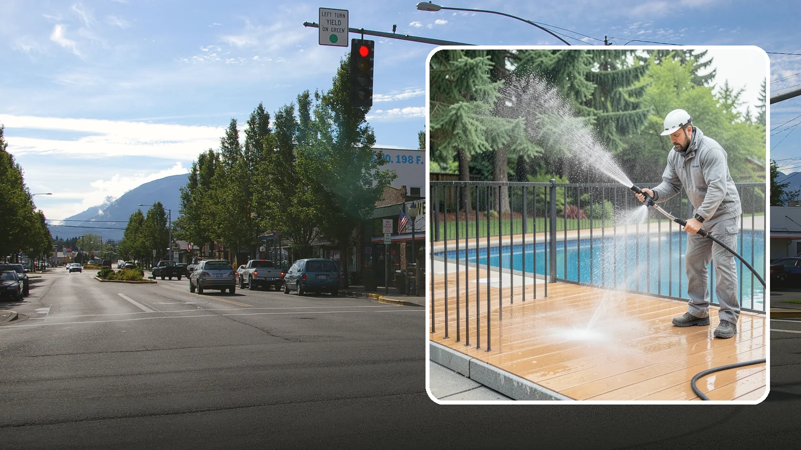 Pool Fence Cleaning in North Bend, King County, WA - We clean pool safety fencing so aluminum, glass, or mesh barriers stay clear of the grime that dulls them in the wet season.