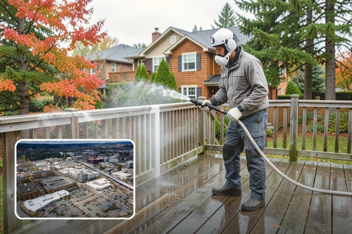 Pool Fence Cleaning in Redmond, King County, WA - Cleans glass, aluminum, and mesh fencing appropriately