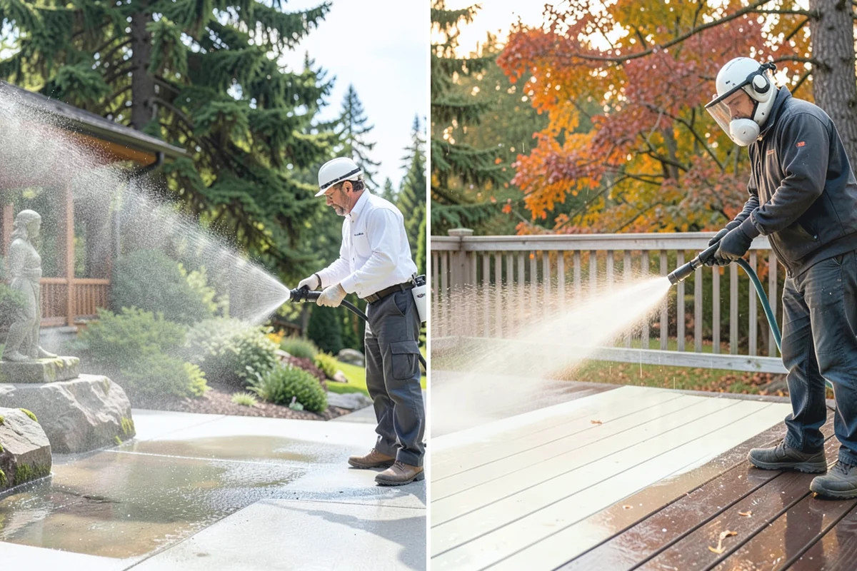 Pool Fence Cleaning in Renton, King County, WA - Identify the fence material and hardware type