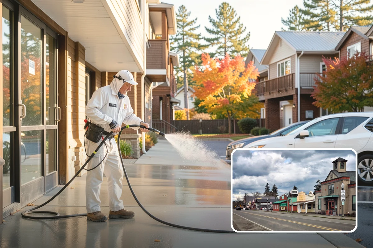Pool Fence Cleaning in Roy, Pierce County, WA - Cleans glass, aluminum, and mesh fencing appropriately