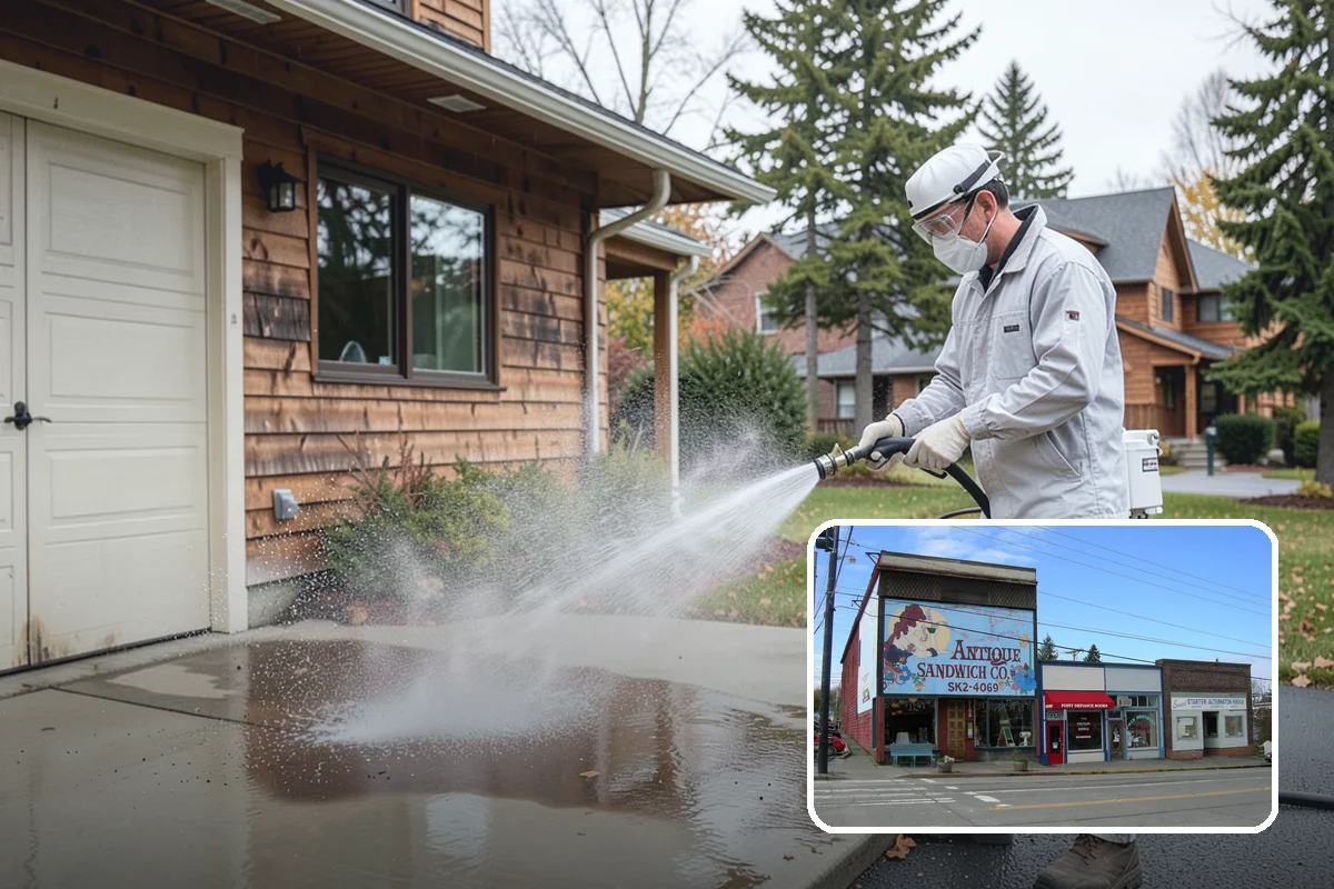Pool Fence Cleaning in Ruston, Pierce County, WA - Cleans glass, aluminum, and mesh fencing appropriately