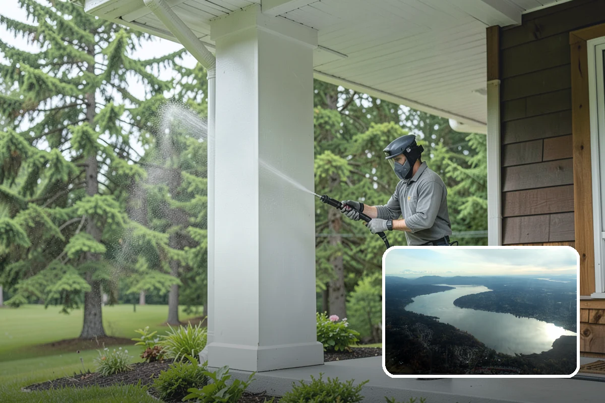 Pool Fence Cleaning in Sammamish, King County, WA - Cleans glass, aluminum, and mesh fencing appropriately