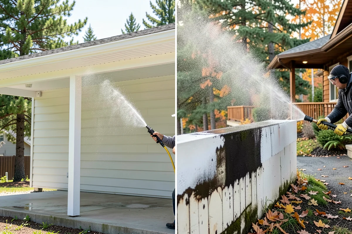Pool Fence Cleaning in SeaTac, King County, WA - Identify the fence material and hardware type
