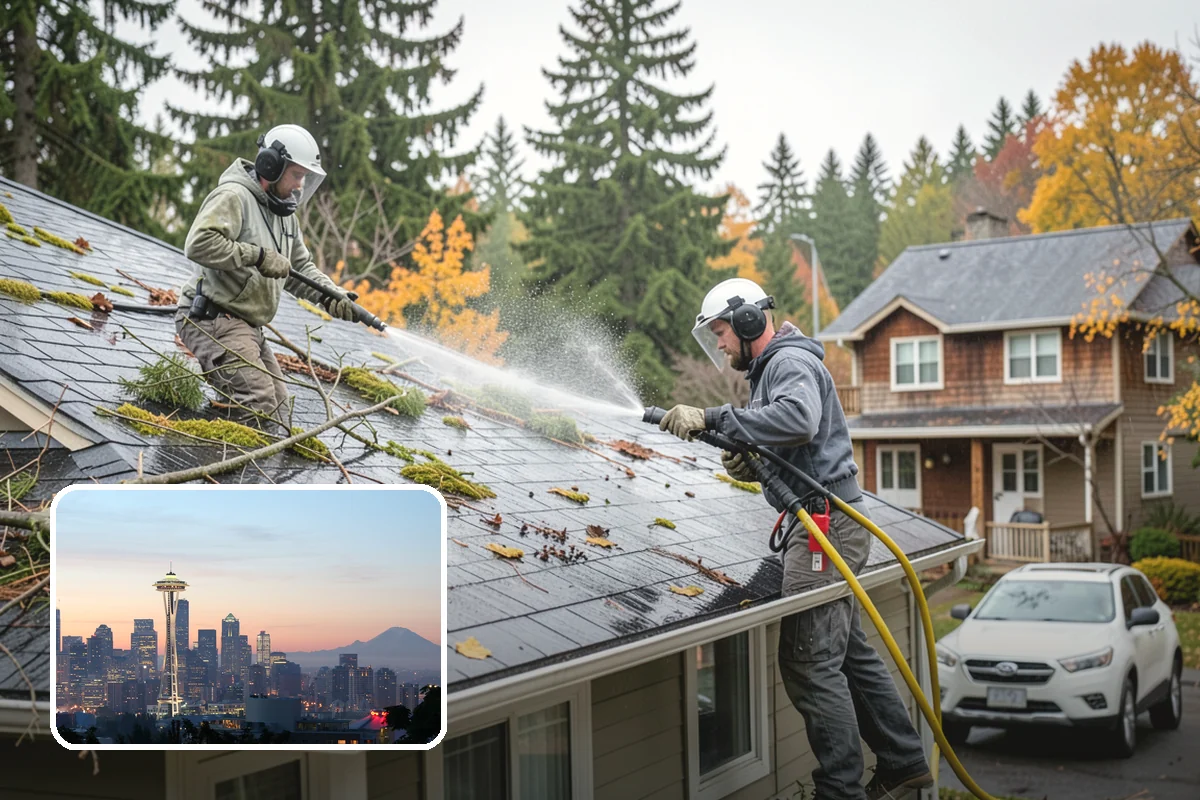 Pool Fence Cleaning in Seattle, King County, WA - Cleans glass, aluminum, and mesh fencing appropriately
