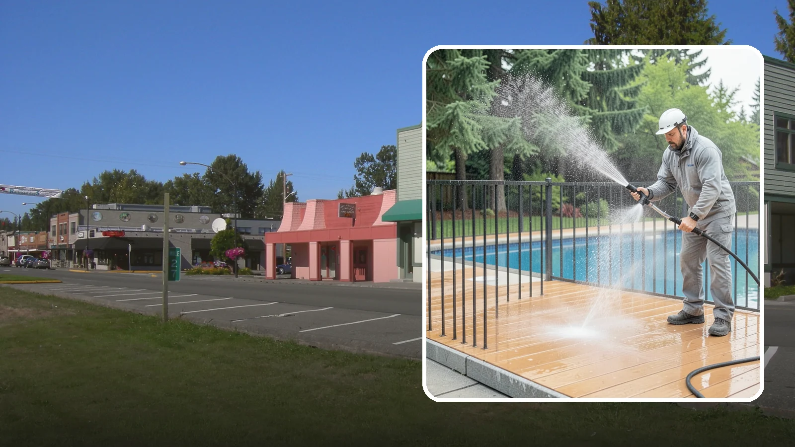 Pool Fence Cleaning in Snoqualmie, King County, WA - We clean pool safety fencing so aluminum, glass, or mesh barriers stay clear of the grime that dulls them in the wet season.