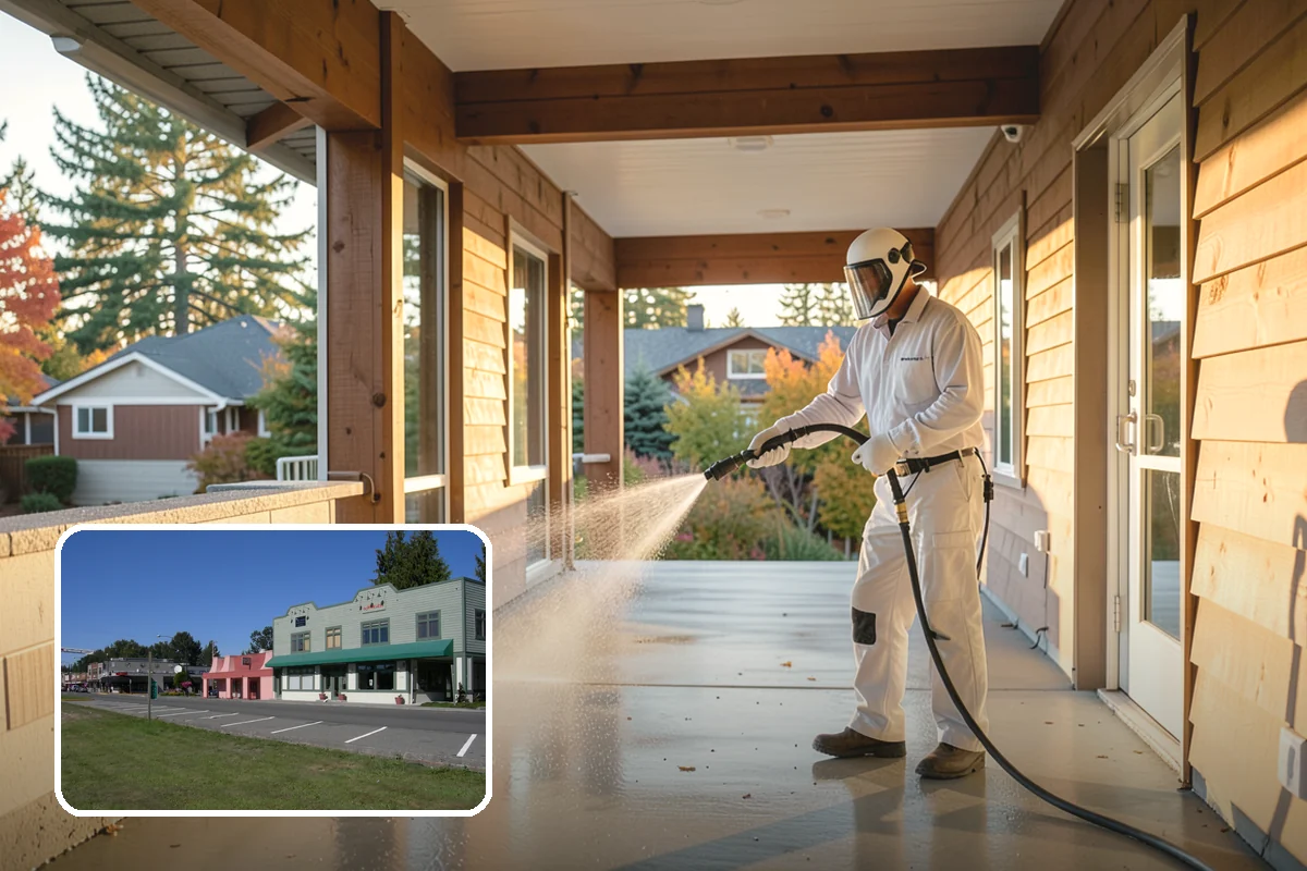 Pool Fence Cleaning in Snoqualmie, King County, WA - Cleans glass, aluminum, and mesh fencing appropriately