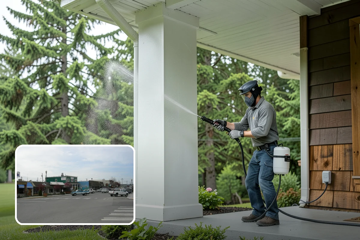 Pool Fence Cleaning in Stanwood, Snohomish County, WA - Cleans glass, aluminum, and mesh fencing appropriately