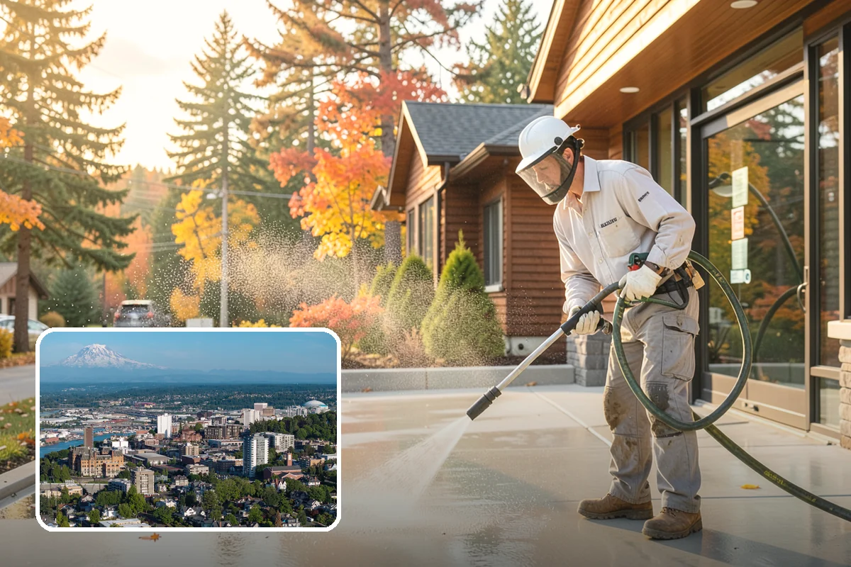 Pool Fence Cleaning in Tacoma, Pierce County, WA - Cleans glass, aluminum, and mesh fencing appropriately