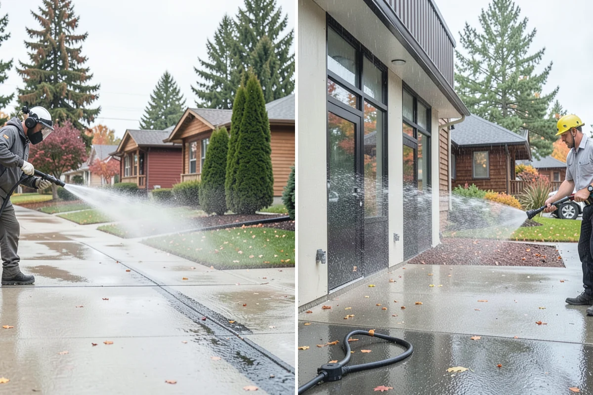 Pool Fence Cleaning in Wilkeson, Pierce County, WA - Identify the fence material and hardware type