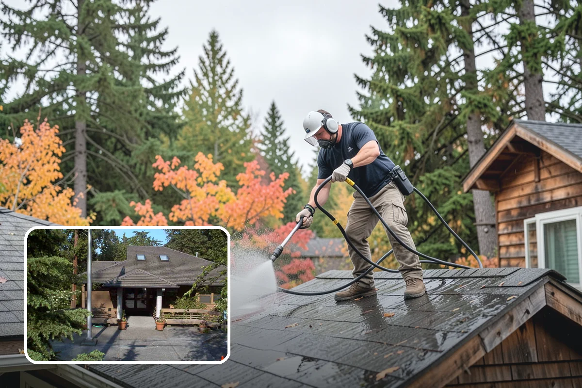 Pool Fence Cleaning in Yarrow Point, King County, WA - Cleans glass, aluminum, and mesh fencing appropriately