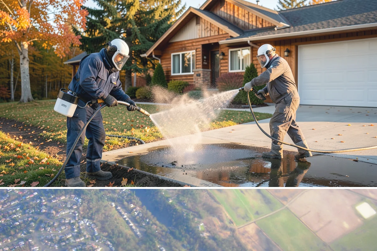 Porch Cleaning in Algona, King County, WA - Late spring is prime for porch cleaning, clearing winter moss and spring pollen just as outdoor season begins.
